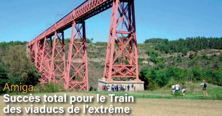 Amiga. Succès total pour le Train des viaducs de l’extrême 14 © DR