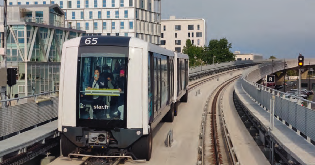 Un métro nouvelle génération à Rennes 1 © DR