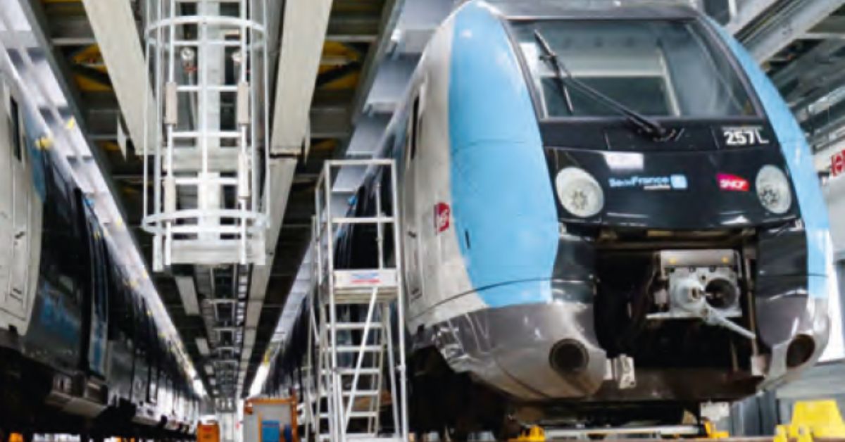 Ile-de-France. Le technicentre de Val Notre Dame à Argenteuil a commencé sa mue 1 © Transilien
