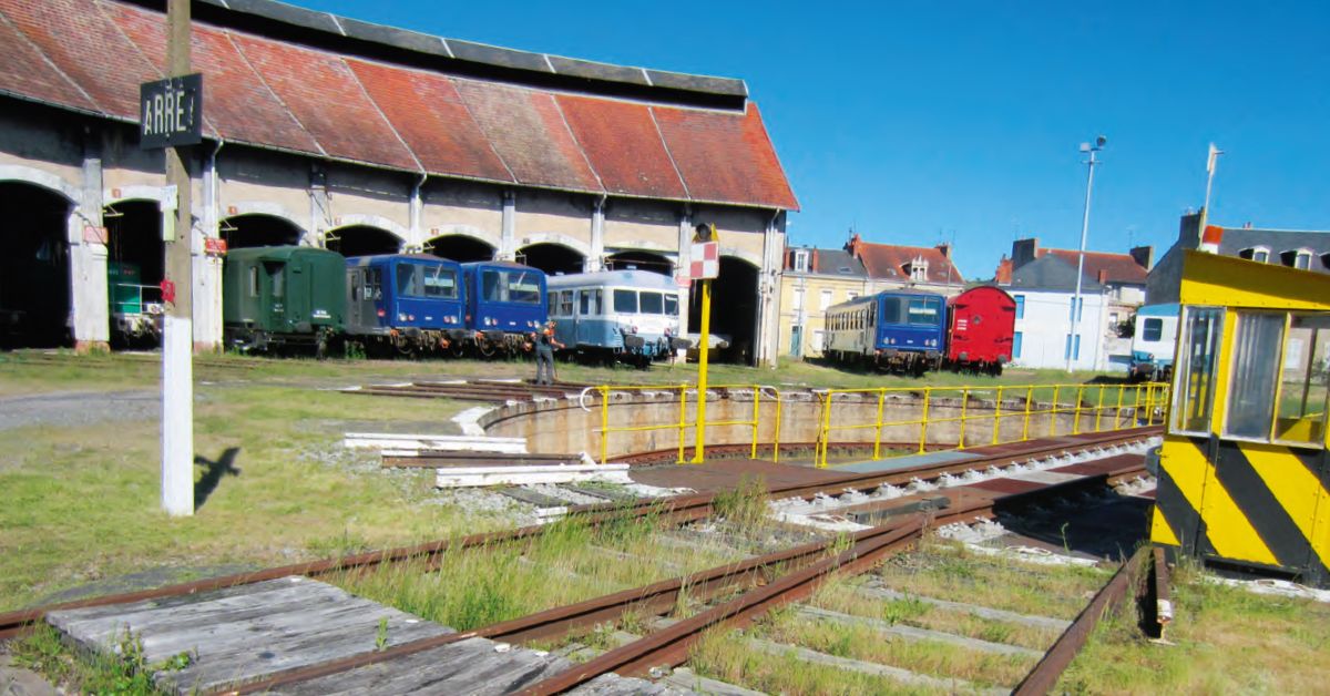 Patrimoine. La rotonde ferroviaire de Montluçon 1 © DR