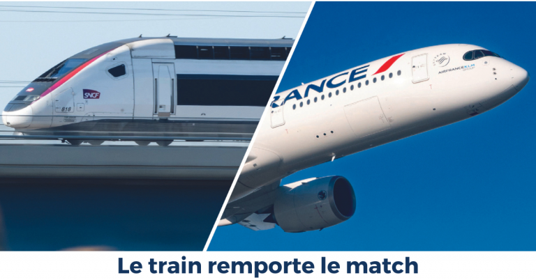 Vols de moins de 2h30. Le train remporte le match 4 © Alstom / Arnaud Février