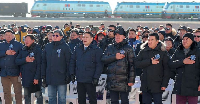 Le Premier ministre mongol inaugure une nouvelle ligne vers la Chine 18 © République de Mongolie
