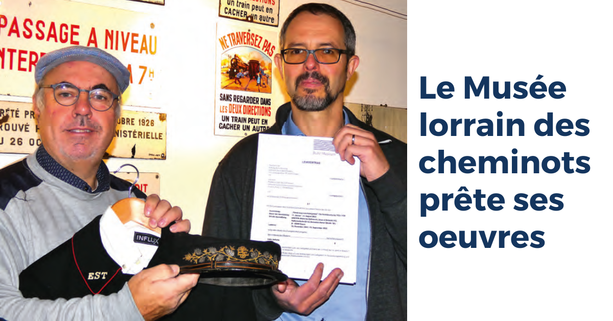 Le Musée lorrain des cheminots prête ses oeuvres 1 © DR
