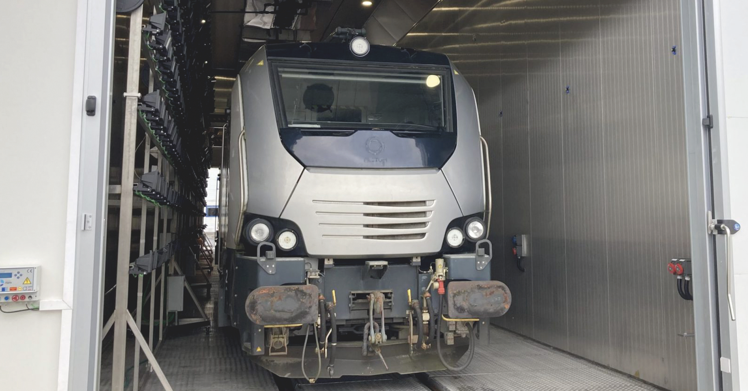 Une « chambre climatique » à Petite-Forêt pour tester les conditions extrêmes sur les trains 1 © Patrick Laval