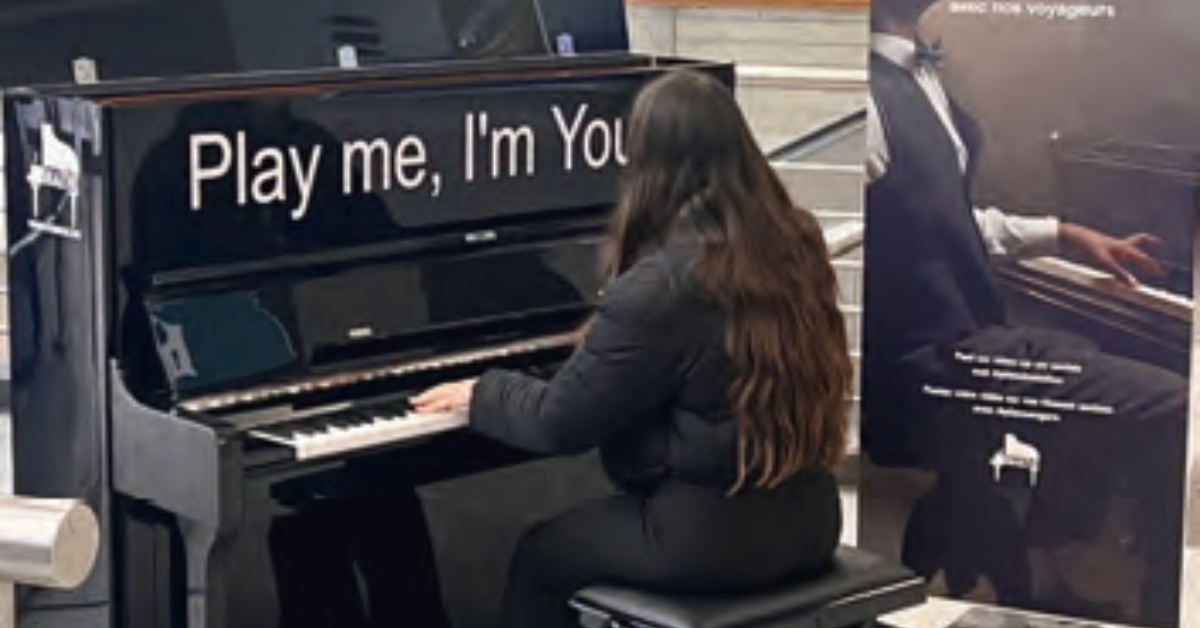 Gare. Des pianos itinérants en Belgique 17 © SNCB