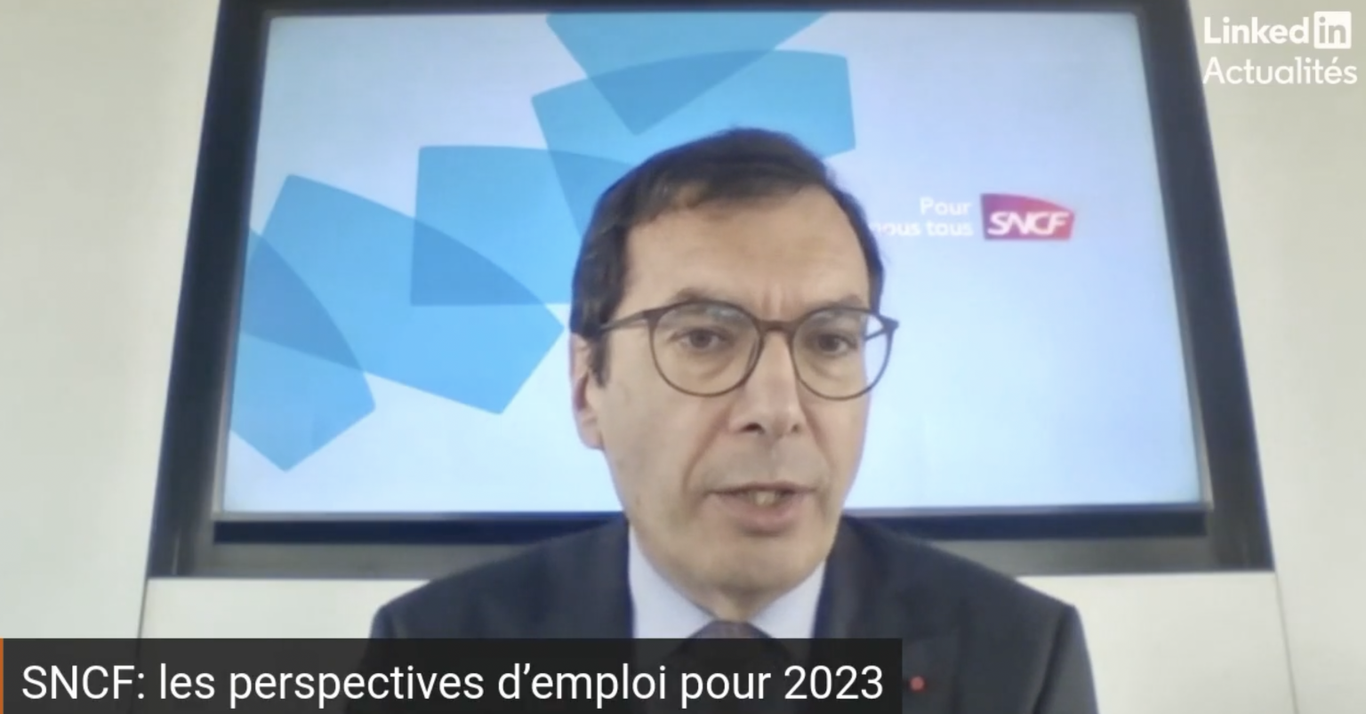 Emplois à la SNCF : Jean-Pierre Farandou a répondu en direct sur Linkedin 1 © prise d'écran Linkedin