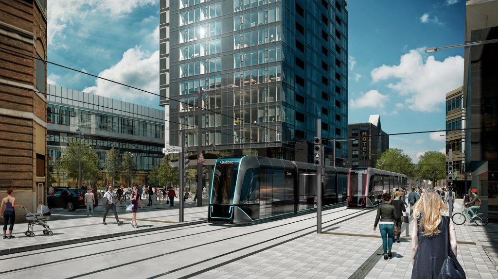 Des Citadis d’Alstom pour le tramway de Québec 1 © Ville de Québec