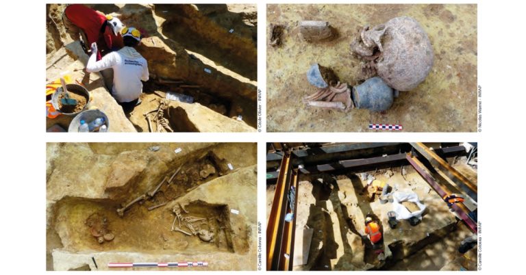 Paris. Une nécropole gallo-romaine découverte station Port Royal 2 Paris. Une nécropole gallo-romaine découverte station Port Royal