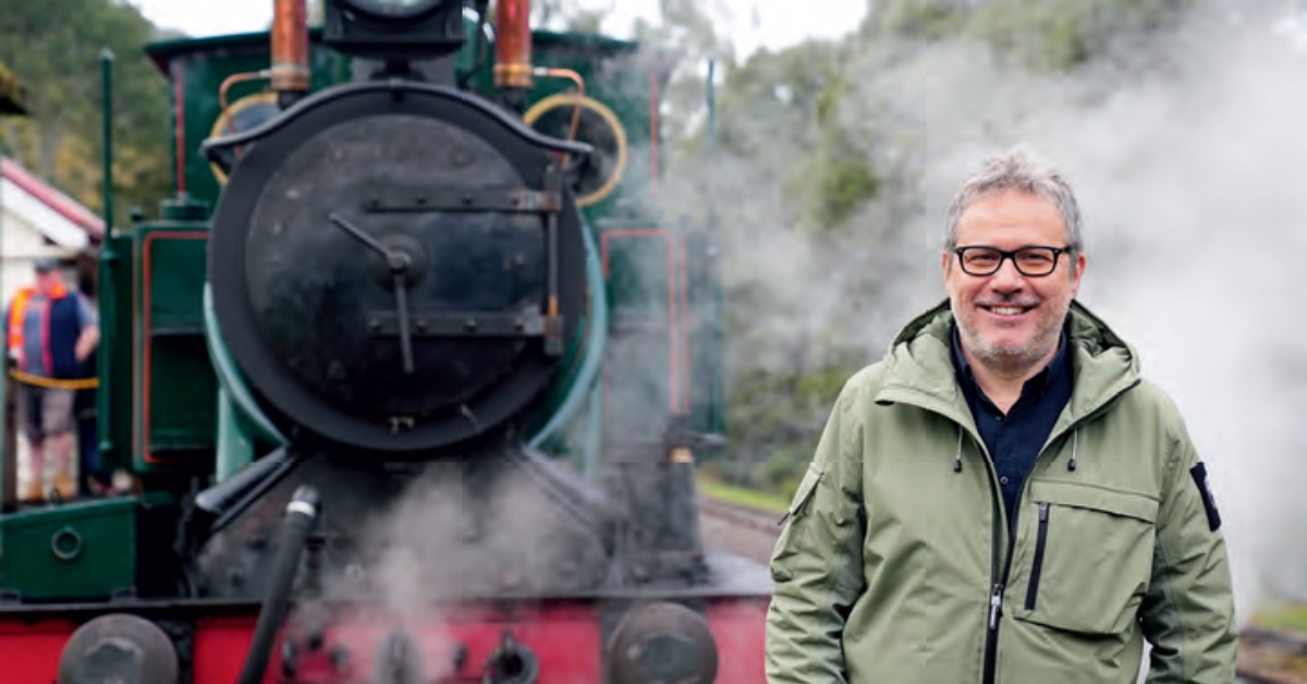 France 5. Le Sud de l’Australie vu du train avec Philippe Gougler 1 © Step by Step Productions