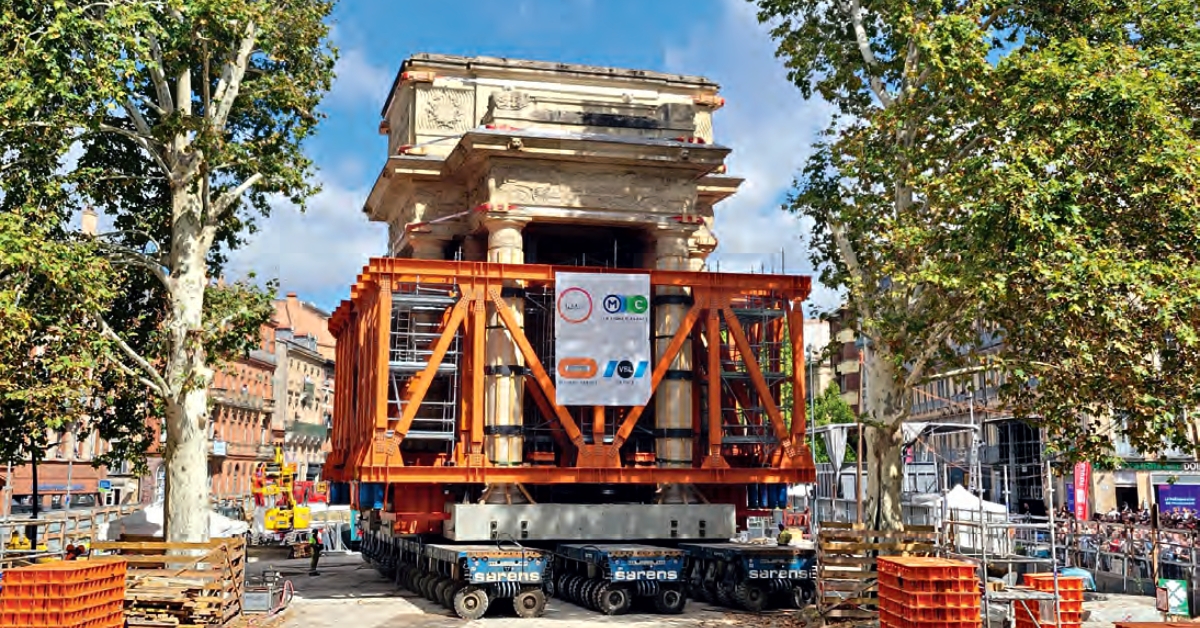 Toulouse. Un monument aux morts déplacé par un chantier du métro 1 © Service Presse Tisséo