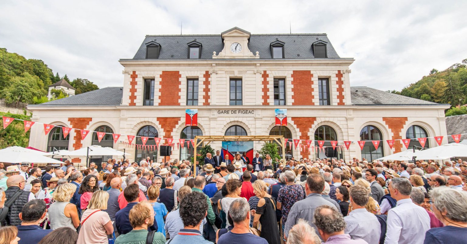 La gare de Figeac renaît de ses cendres 1 © Region Occitanie / Leo Arcangeli