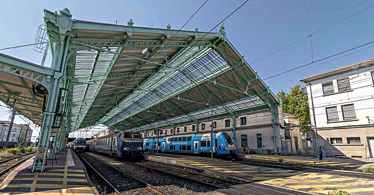 Drôme. La grande halle voyageurs de la gare de Valence Ville rénovée 1 © SNCF Gares & Connexions