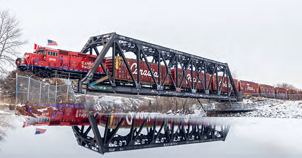 Amérique. Un train célèbre Noël au Canada et aux Etats-Unis 1 © CPKC
