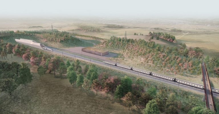 Pas de grande vitesse au nord de l’Angleterre, mais des travaux d’électrification de la voie ferrée 7 © Bouygues Construction