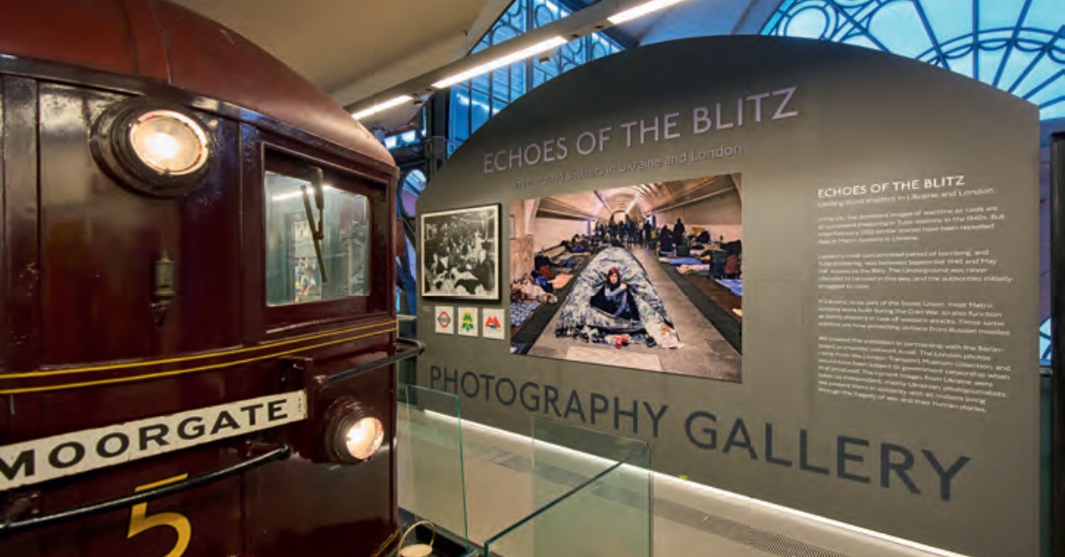 Londres. Du Blitz à l’Ukraine, à l’abri dans le métro 1 © London Transport Museum