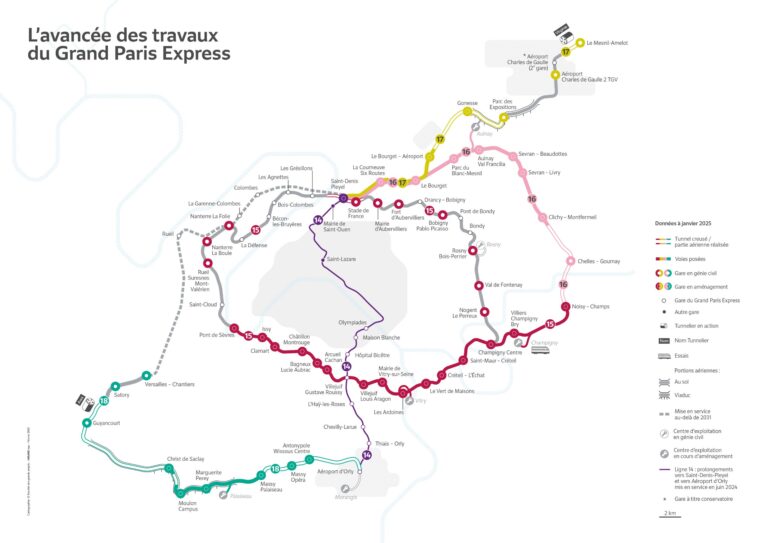 Les lignes 15, 16 et 17 du Grand Paris Express : Des retards supplémentaires et une complexité inédite 16 Grand Paris Express