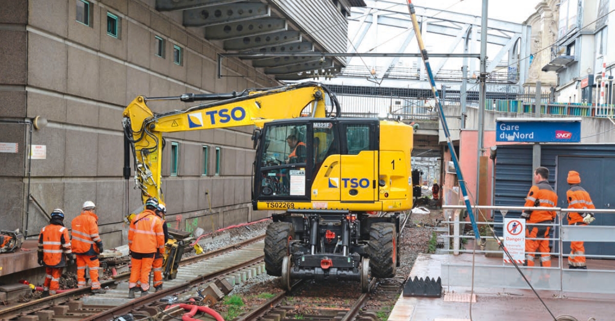 Paris-Nord: Le plus grand chantier de remplacement d'aiguillages en Europe 1 © MARC CARÉMANTRANT