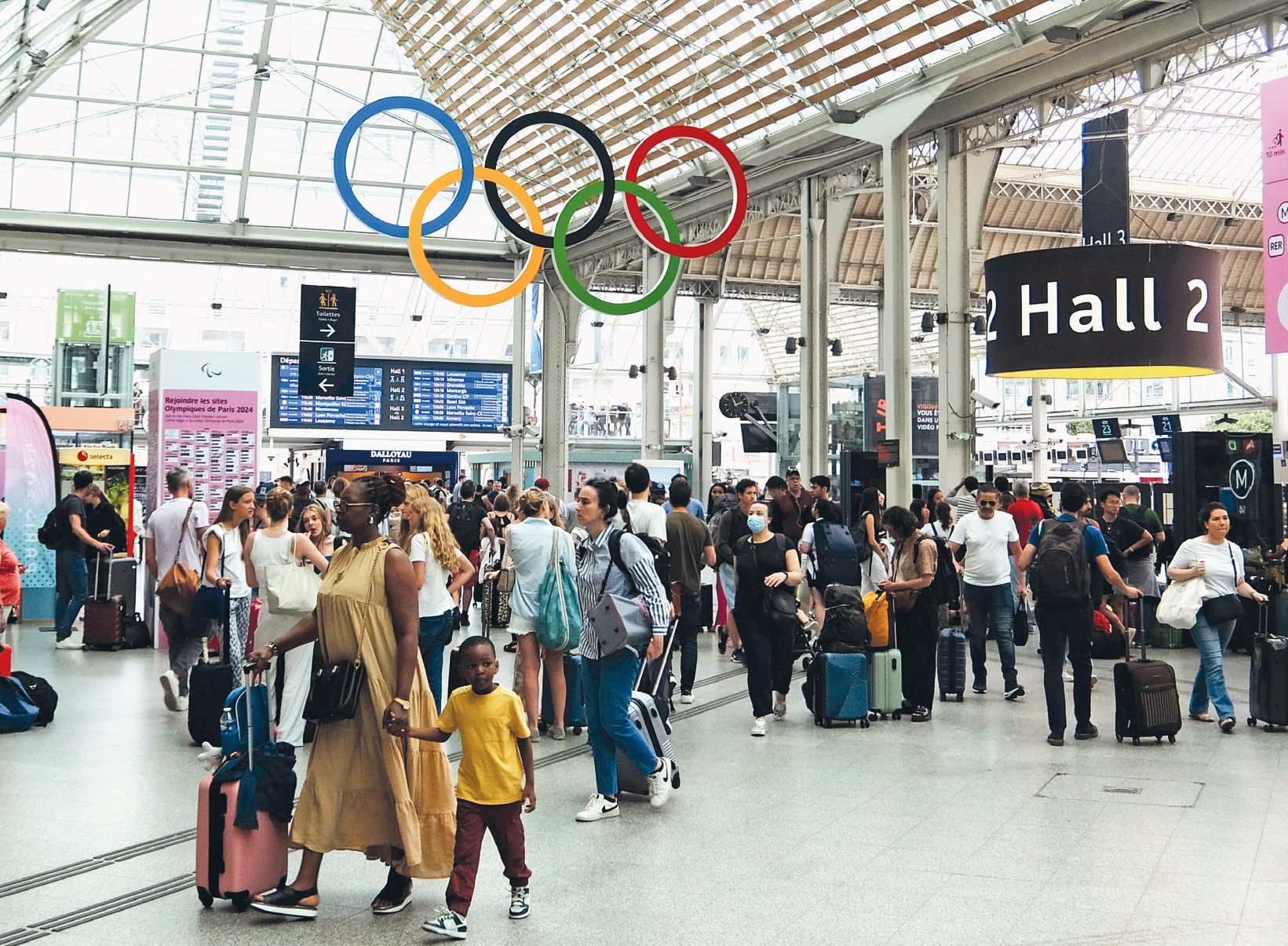 La SNCF et les JO : Une Réussite Éclatante 1 JO PARIS 2024, ARENA BERCY Hall 2 paris Lyon