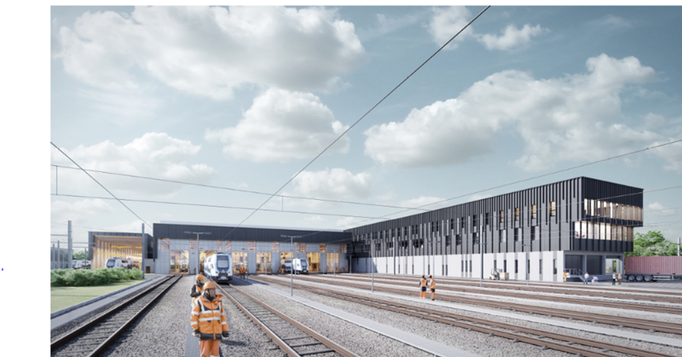 Lancement Historique du Nouveau Technicentre de Villeneuve-Saint-Georges 1 Futur Technicentre de Villeneuve Saint-Georges – ©Villeneuve-Demain-SNCF-Voyageurs