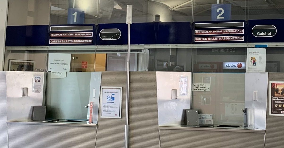 Crise des guichets TGV : La Nouvelle-Aquitaine contre-attaque ! 1 guichet gare SNCF