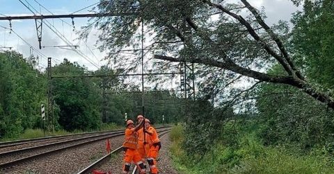 Tempête Leslie : Le Réseau Ferré Français en État d'Urgence 18 Travaux de remise en état du réseau
