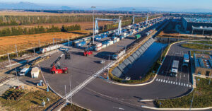 Le terminal Ouest Provence à Grans-Miramas.