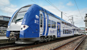Rame Z 24675/76 rénovée mi-vie dans sa nouvelle livrée Aléop (Nantes, 3 juin 2025 ; JS Pays de la Loire).