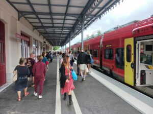 Affluence en gare de Luchon, le 19 juillet 2025… 