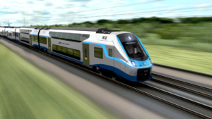 Impression d’artiste d’un futur Coradia Max construit par Alstom pour PKP IC (12 novembre 2025). Crédit photo : Alstom