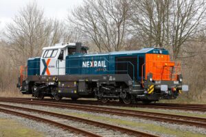Une DE 18 Smart Hybrid en livrée Nexrail, série déjà homologuée en Belgique, en France et au Luxembourg (7 janvier 2026). Crédit photo : Nexrail