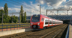 Impression d’artiste d’un futur Flirt pour la Grande-Pologne (12 mars 2026) Crédit photo : Stadler Rail