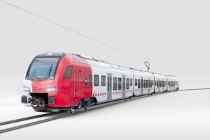 Suisse : Les TPF commandent 13 Flirt Evo auprès de Stadler 13 Impression d’artiste d’un futur Flirt Evo pour les TPF (21 août 2026) Crédit photo : Stadler RAIL