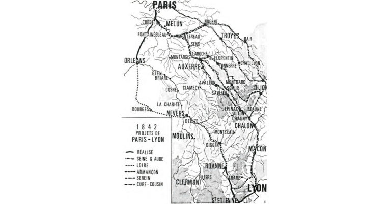 1832-1844. PARIS-LYON. Une longue bataille pour une relation très convoitée 8 1832-1844. PARIS-LYON. Une longue bataille pour une relation très convoitée