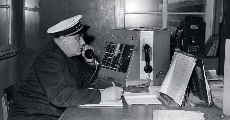 Le cantonnement téléphonique. Un système souple et économique 16 ©décembre 1958 ; F. Fénino/Photorail