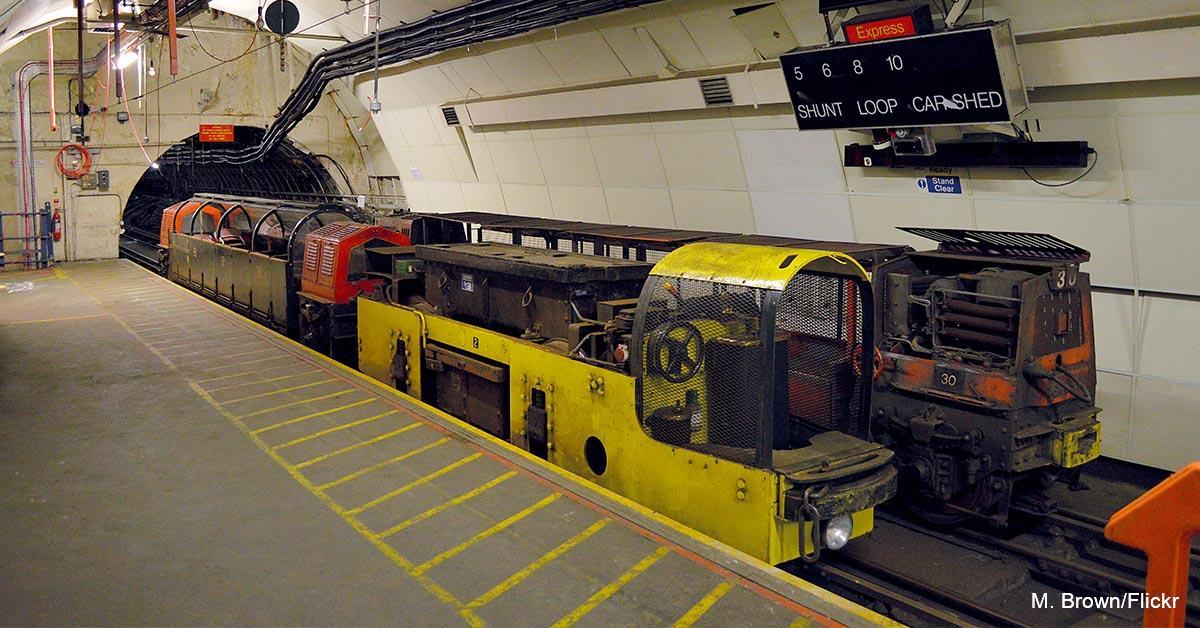 MAIL RAIL. Le métro postal de Londres 1 M. Brown/Flickr