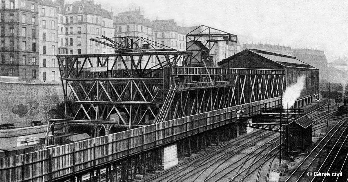 La gare de messageries à étages de Saint-Lazare 1 © Génie civil