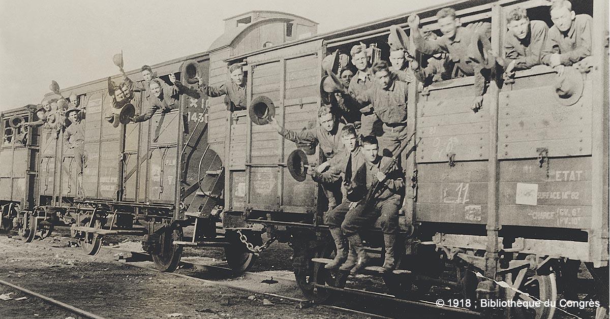 Le soutien du Corps expéditionnaire américain pendant la Grande Guerre (2de partie) 1 © 1918 ; Bibliothèque du Congrès
