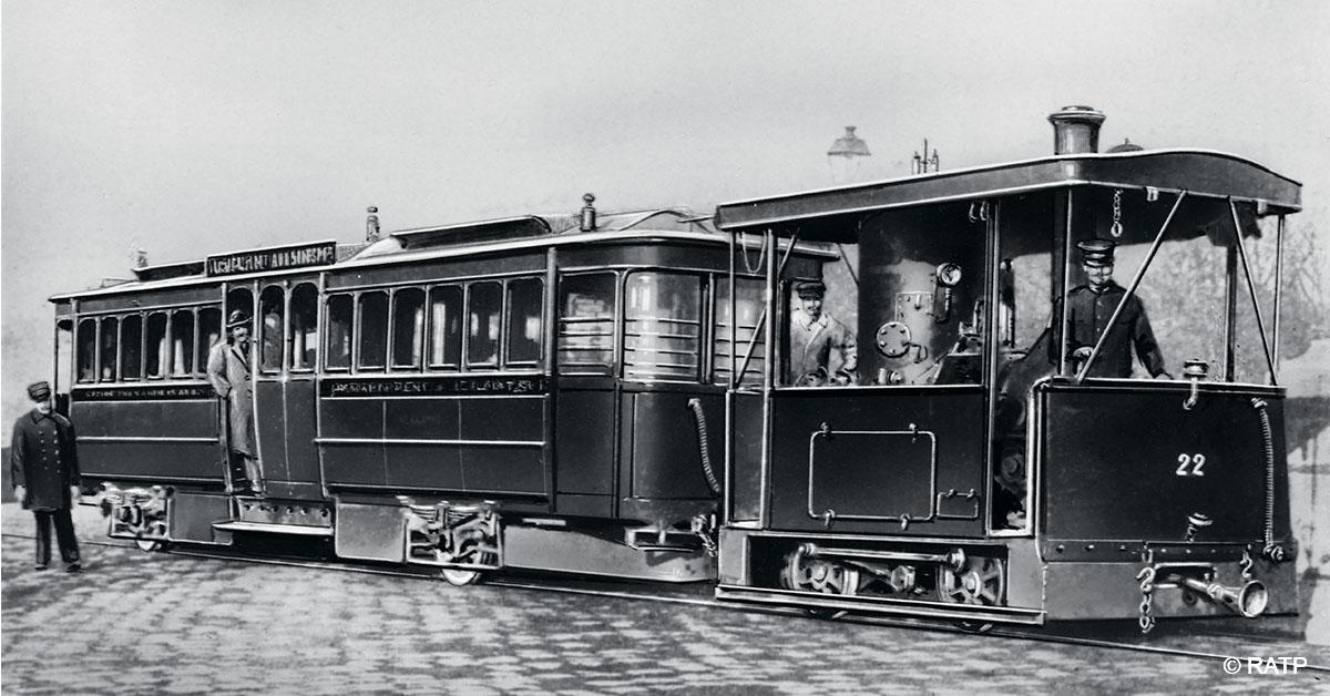 1875-1879 Des omnibus aux tramways parisiens. Les essais de traction mécanique aux Tramways-Nord et Tramways-Sud (2e partie) 1 © RATP