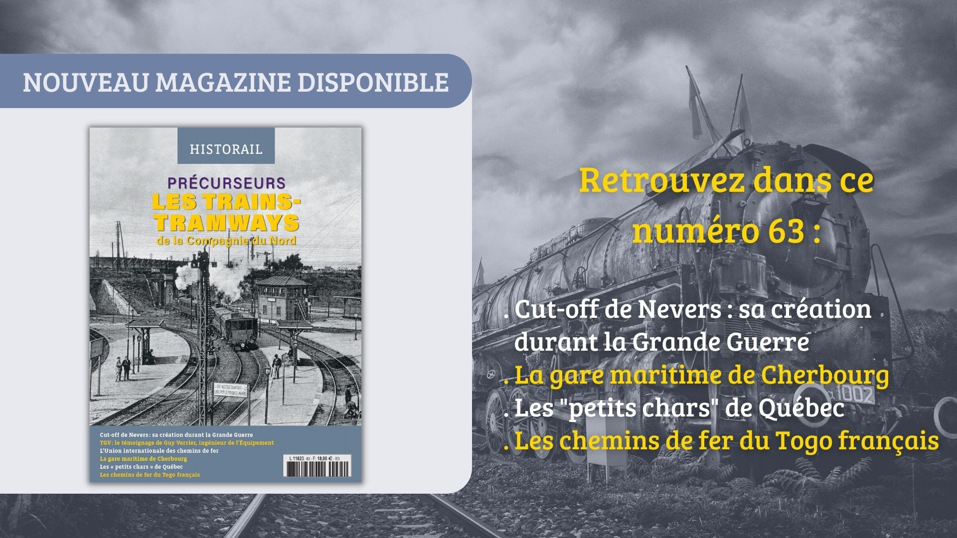Le numéro 63 est disponible ! 1 Le numéro 63 est disponible !